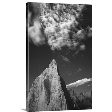 "Spire And Cloud" Wrapped Canvas Art Print, 32"x48"x1.5"