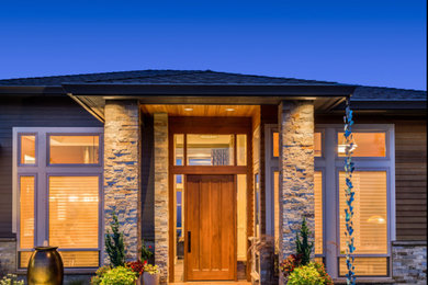 Gorgeous Entryway with Custom Doors/Windows