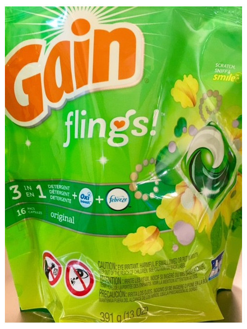 Gain Flings (pods) detergent
