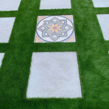 Roman Art Flower Mosaic - Octavia
