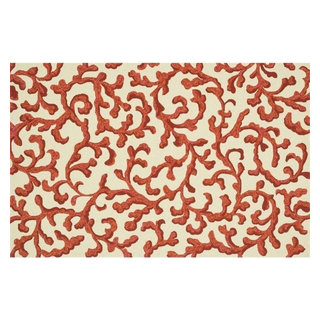 Hand Hooked Venice Beach Indoor/Outdoor Rug VENIVB-16IVCO, 2'-3