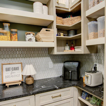 Collected Kitchen Remodel with Custom Seating + Layered Details