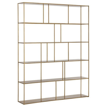 Eiffel Bookcase, Extra Large, Antique Brass