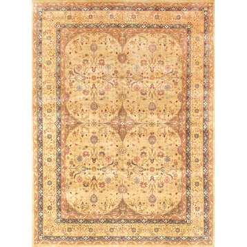 Pasargad Baku Collection Hand-Knotted Lamb's Wool Area Rug, 8'11"x12'0"