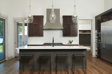 Eclectic kitchen photo in Grand Rapids
