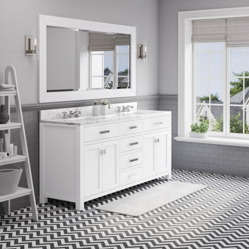 Madison White Bathroom Vanities