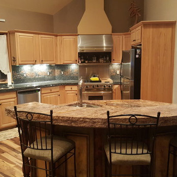 Thick Chiseled Edge Kitchen Countertops