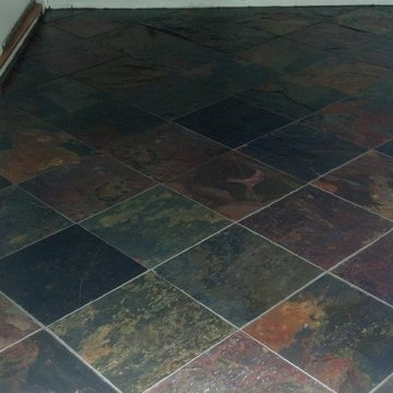 Slate front entrance