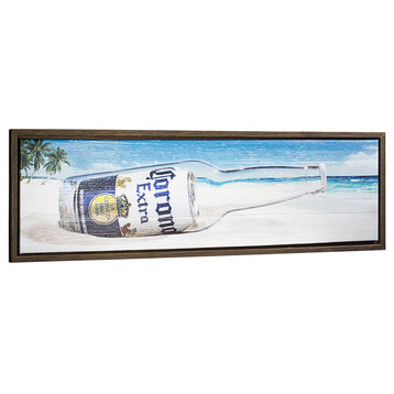 Corona Extra Framed Canvas Wall Art Decor
