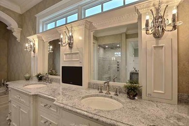 Inspiration for a timeless bathroom remodel in Other