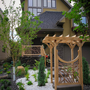 Willow Branch Arbor Feature and Porch