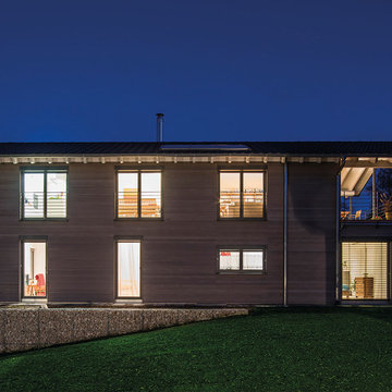 Haus mit langer schmalen Bauform