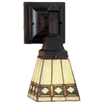 5W Diamond Band Mission Wall Sconce