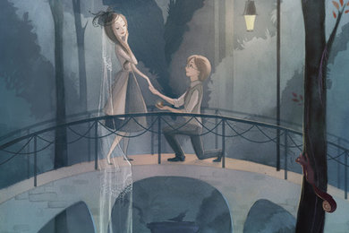 Art used in marriage proposal