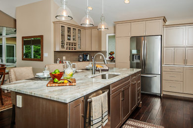 Traditional kitchen in Seattle.