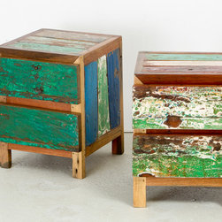 Cahaya Bedside Table - 2 Drawer - Nightstands And Bedside Tables