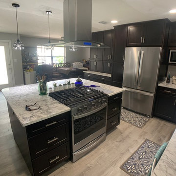 Espresso Shaker Kitchen Remodel