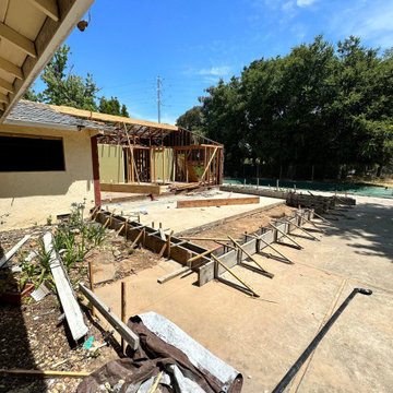 Home Extension : Foundation In Progress