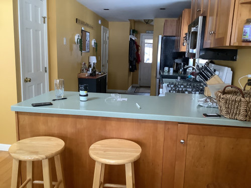 Empty kitchen wall design ideas