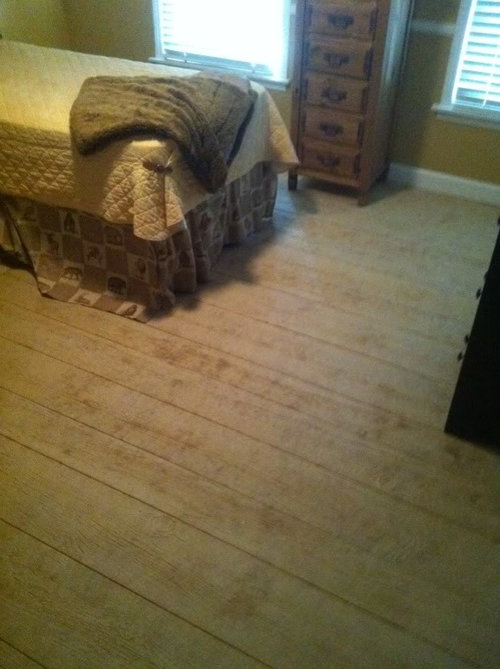 Has This Kind Of Flooring Been Done Before Or Should It Put A Poly Over It To Make Hold Up Foot Traffic Has Anyone Ever Heard Of Doing This If So Can U Give Me The Negatives Postives