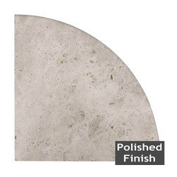 Shower Corner Shelf - Grey Marble 9" - Products