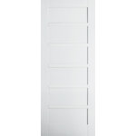 JELD-WEN - Moda 6-Panel Interior Door, 61x198.1 cm - This 61-by-198.1-centimetre door from Jeld-Wen boasts a striking six-panel design. Characterised by a sleek white primed finish, the Moda 6-Panel Interior Door accentuates your home decor with a contemporary touch. Jeld-Wen is driven by sustainability, innovation and efficiency, offering an extensive range of windows, doors and stairs to enhance your home.