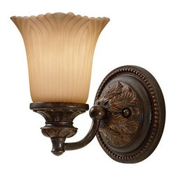 Grecian Bronze Finish 1 Light Bathroom Lighting by Feiss Emma - Lighting