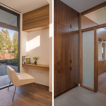 Fleetwood Windows & Doors in an Atherton  Home Designed by Ohashi Design Studio