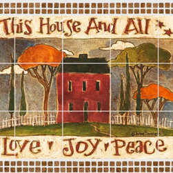 Love, Joy, Peace - Tile Mural Palettes - Tile Murals