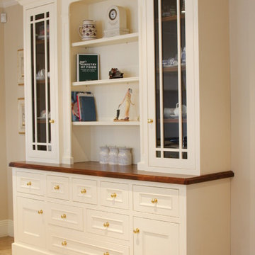 Cream painted country kitchen