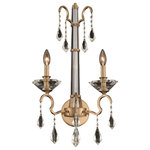Allegri - Valencia 15x25" 2-Light Modern Sconce by Allegri - From the Valencia collection  this Modern 15Wx25H inch 2 Light Sconce will be a wonderful compliment to  any of these rooms: Living Room; Bedroom; Family Room; Dining Room