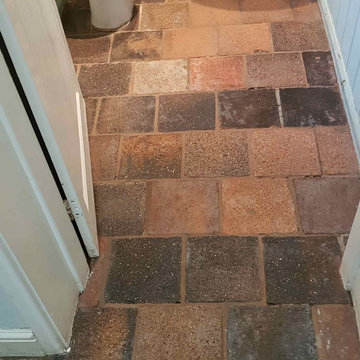 Restoring a Cement Covered Tiled Floor in Formby