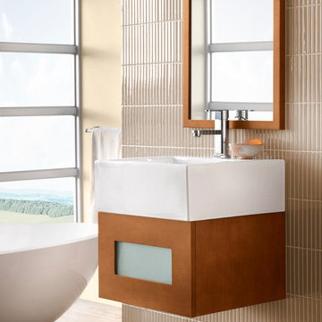 Ronbow Rebecca 18" Wall Mount Bathroom Vanity Set