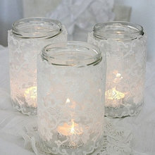 Beautiful Lace Candle Holders