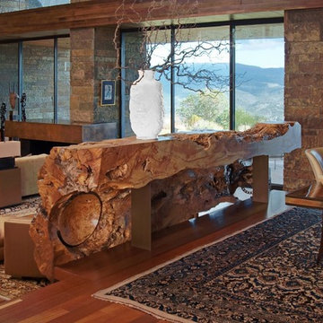 Log Room Divider