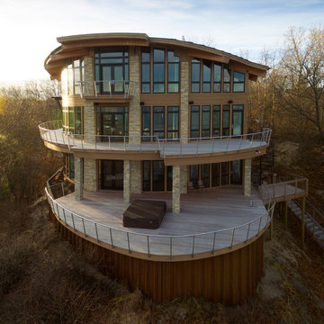 Drone Photo - Exterior View of Decks