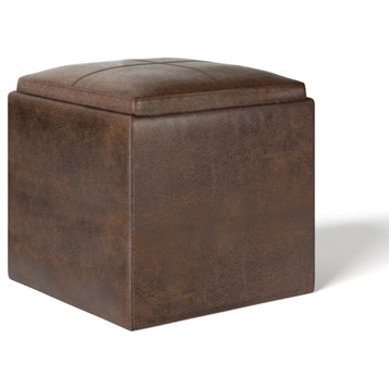 Rockwood Cube Storage Ottoman with Tray