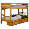 Wrangle Hill Twin Over Twin Bunk Bed by Coaster Fine Furniture