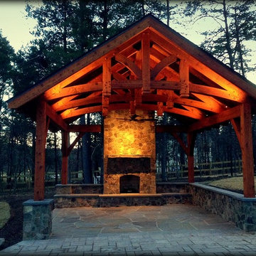 Chantilly - Boulders In Pool, Waterfalls, Pavilion, & Fireplace