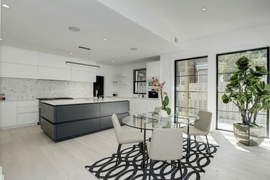 Inspiration for a contemporary kitchen remodel in DC Metro
