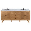 Avanity Harper Vanity Combo, Natural Teak, 73