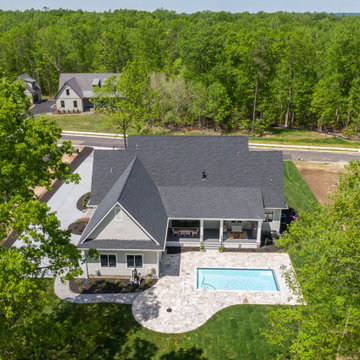Architectural Designs Farmhouse House Plan 14679RK Client-Built in Virginia