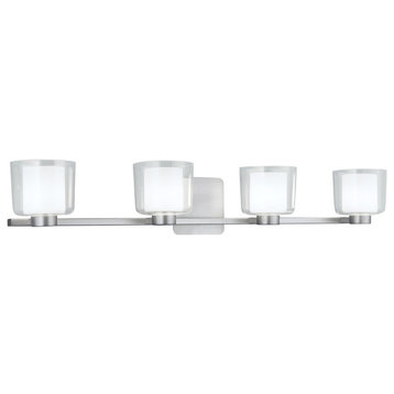 Alexus 4 Light Sconce, Brushed Nickel