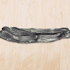 Deadwood Cabinet Hardware Pull, Polished Pewter