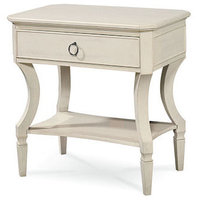 Emma Mason Signature Grayside Night Table, Cotton UNI0287