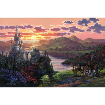 Disney Fine Art The Beauty In Beast's Kingdom Rodel Gonzalez Gallery Wrapped