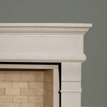Transitional Windsor Fireplace Mantel
