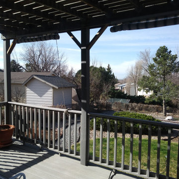 BEFORE PHOTO. Comfy Catio (Cat Patio / Deck)