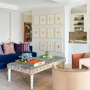 2x4 Straight Set Transitional Kitchen