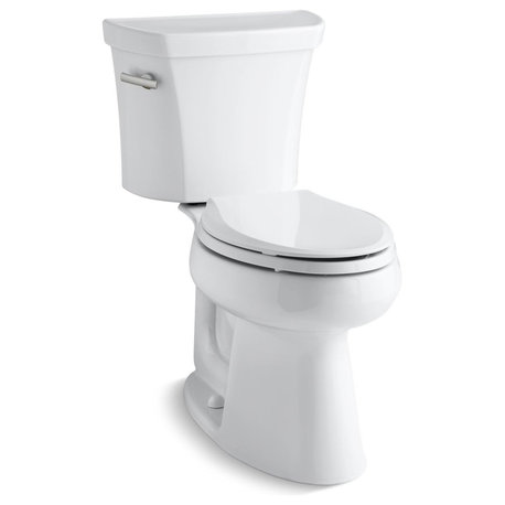 Kohler Highline Comfort Height Two-Piece Elongated Toilet, White
